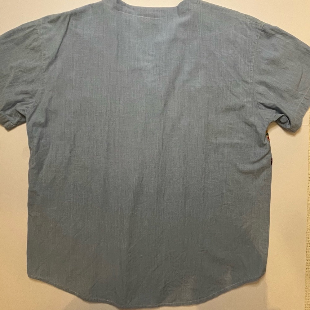 Boho Patchwork Embroidered Beaded Shirt Casey & M… - image 6